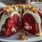 Beautiful Red Velvet Cream Cheese Bundt Cake