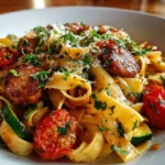 Beautiful Sausage and Courgette Pasta