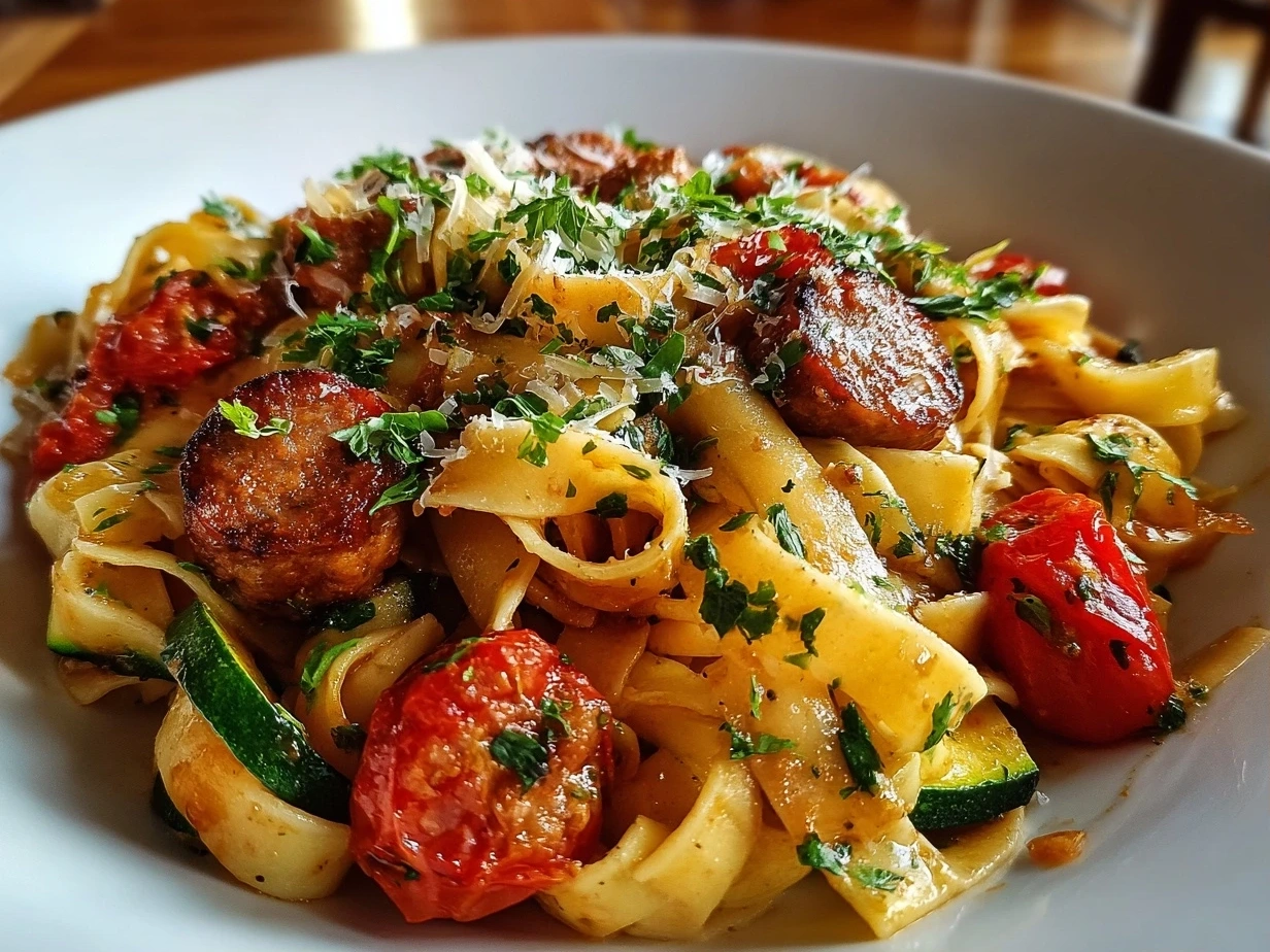 Beautiful Sausage and Courgette Pasta