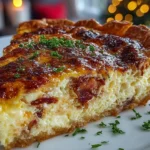 Christmas Morning Quiche Close-up