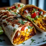 Freshly prepared vegan Crunchwrap Supreme on white plate