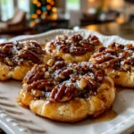 Home cook, taken with iPhone 15 Pro. Close-up slight angle of delicious pecan pie cookies on white plate. Mouthwatering --ar 4:3 --style raw --s 240